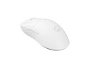 Mysz dla graczy Fury Tanto T4 12000DPI RGB biała gamingowa bezprzewodowa