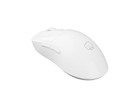 Mysz dla graczy Fury Tanto T4 12000DPI RGB biała gamingowa bezprzewodowa