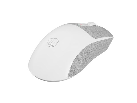 Mysz dla graczy Fury Tanto T4 12000DPI RGB biała gamingowa bezprzewodowa