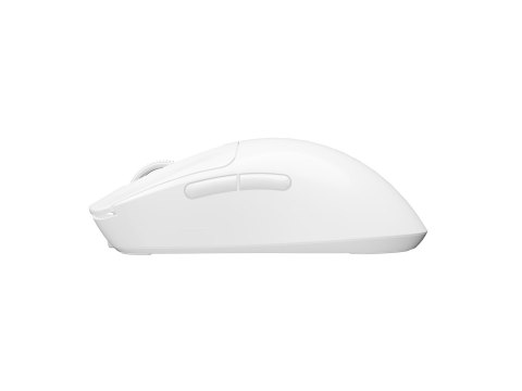 Mysz dla graczy Fury Tanto T4 12000DPI RGB biała gamingowa bezprzewodowa