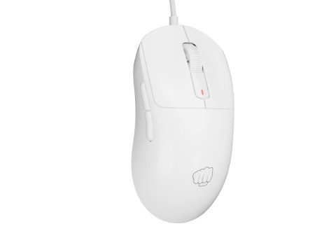 Mysz dla graczy Fury Tanto T4 12000DPI RGB biała gamingowa przewodowa