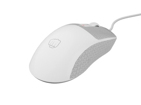 Mysz dla graczy Fury Tanto T4 12000DPI RGB biała gamingowa przewodowa