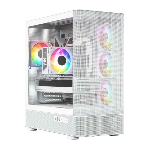 Obudowa Modecom Volcano AQ300 ARGB MIDI biała