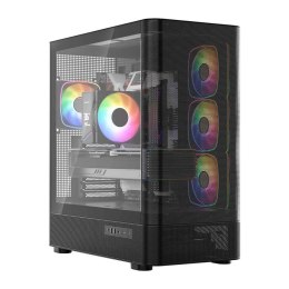 Obudowa Modecom Volcano AQ300 ARGB MIDI czarna
