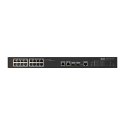 BCS BCS-L-SP1602G-2SFP-M(II) Zarządzany Obsługa PoE 1U Czarny