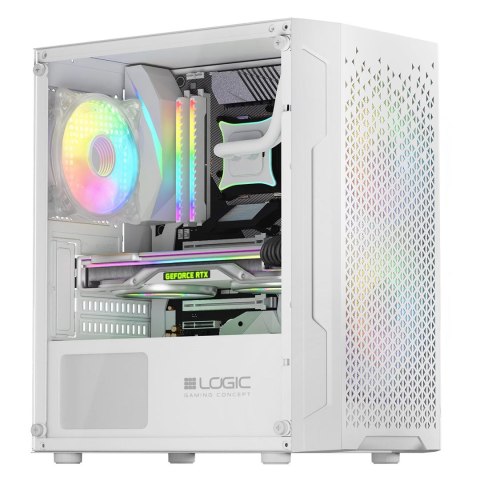 Obudowa LOGIC ARAMIS ARGB Mini USB 3.0 Biała