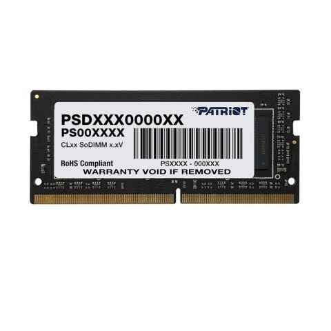 Pamięć PATRIOT (SODIMM/DDR4/8 GB/3200MHz/1.2V/22CL/SINGLE)