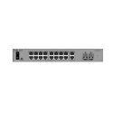 Ruijie Networks RG-ES220GS-P-V2 przełącznik sieciowy Zarządzany L2 Gigabit Ethernet (10/100/1000) Obsługa PoE Szary