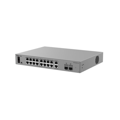 Ruijie Networks RG-ES220GS-P-V2 przełącznik sieciowy Zarządzany L2 Gigabit Ethernet (10/100/1000) Obsługa PoE Szary