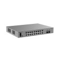 Ruijie Networks RG-ES220GS-P-V2 przełącznik sieciowy Zarządzany L2 Gigabit Ethernet (10/100/1000) Obsługa PoE Szary