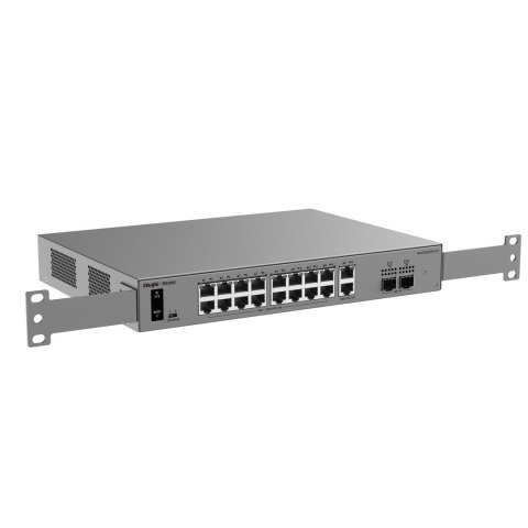 Ruijie Networks RG-ES220GS-P-V2 przełącznik sieciowy Zarządzany L2 Gigabit Ethernet (10/100/1000) Obsługa PoE Szary