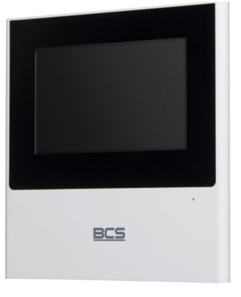 BCS BCS-MON4000W-S wideodomofon 10,9 cm (4.3") Czarny, Biały