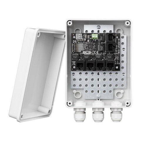 BCS BCS-XPOE6/S przełącznik sieciowy Nie zarządzany Fast Ethernet (10/100) Obsługa PoE