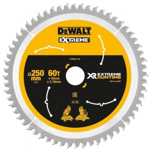 DEWALT Tarcza Xr 250Mm X 30Mm 60T Csb