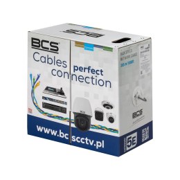 BCS BCS-U/UTP-CAT5E-LSOH kabel sieciowy Szary 305 m U/UTP (UTP) Okrągły