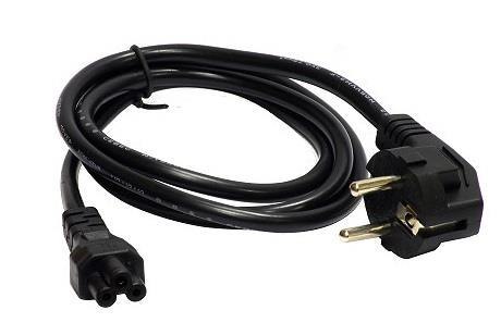 Kabel zasilający Savio CL-81 do notebooka "koniczynka" 1,8m