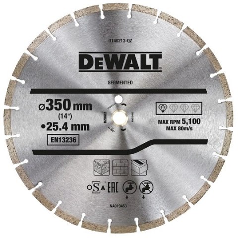 DEWALT Tarcza Diam. 350Mm/25.4Mm
