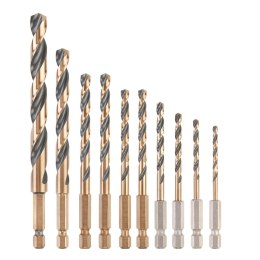 DEWALT Zestaw 10 wierteł BLACK&GOLD HEX