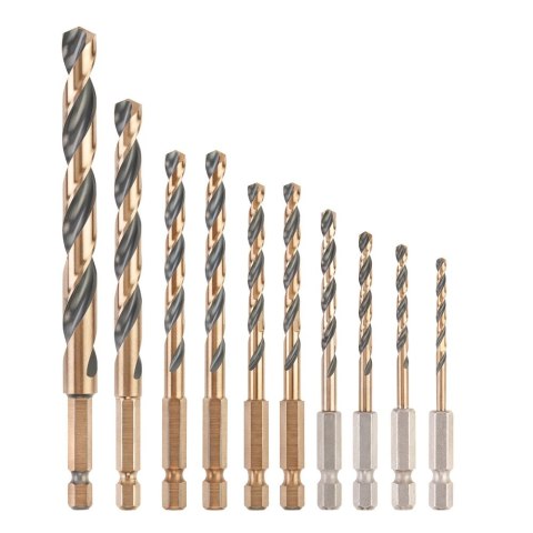 DEWALT Zestaw 10 wierteł BLACK&GOLD HEX