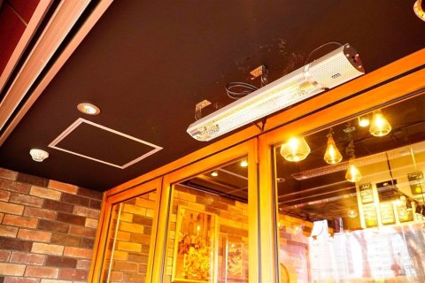 Promiennik 2000W, IP55, element grzejny golden halogen lamp, pilot, regulacja mocy 2 poziomy NEO Tools