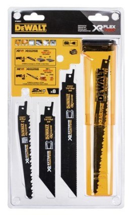DEWALT Zestaw brzeszczotów XR 8 cz.