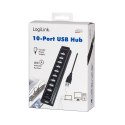 LogiLink UA0096 huby i koncentratory 480 Mbit/s Czarny