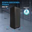 EXTRALILNK SZAFA STOJĄCA RACK 19" 32U 600X600 BK