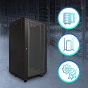 EXTRALINK SZAFA RACK STOJĄCA 22U 600X800 CZARNA