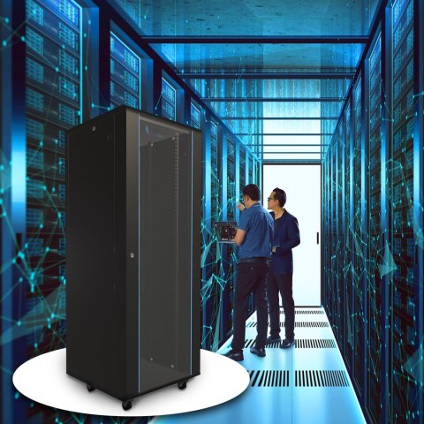 EXTRALINK SZAFA RACK STOJĄCA 32U 800X800 CZARNA