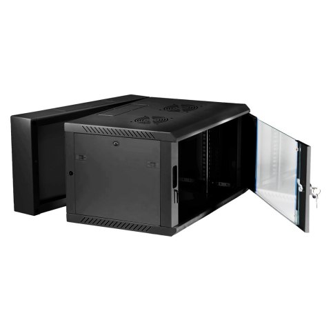 EXTRALINK SZAFA RACK WISZĄCA 6U 600X600 CZARNA