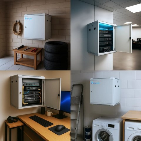 EXTRALINK SZAFA RACK WISZĄCA 6U 600X600 SZARA