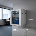 EXTRALINK SZAFA RACK WISZĄCA 9U 600X450 SZARA