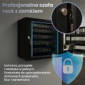 EXTRALINK SZAFA RACK WISZĄCA 9U 600X600 AZH CZARNA