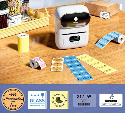Extralink Mini Spausdintuvas Labeler | Mini spausdintuvas | Baltas
