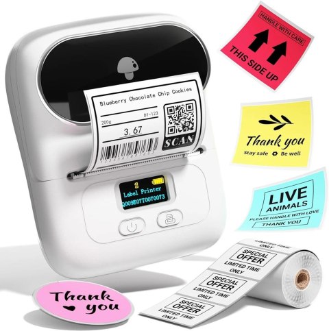 Extralink Mini Spausdintuvas Labeler | Mini spausdintuvas | Baltas