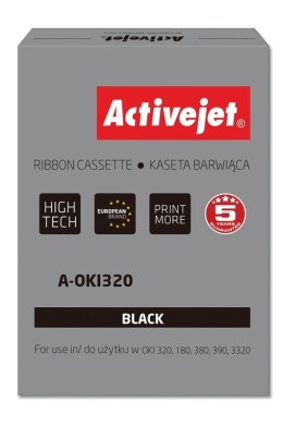 Taśma barwiąca Activejet A-OKI320 (zamiennik OKI 9002303; Supreme; czarny)