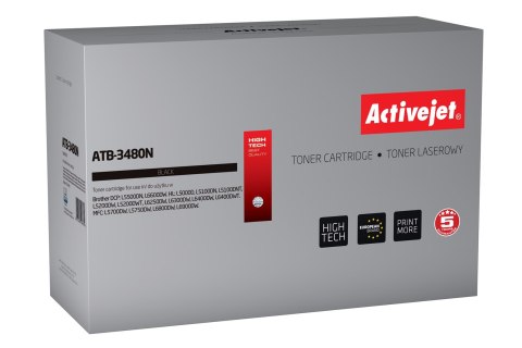 Activejet ATB-3480N Toner (zamiennik Brother TN-3480; Supreme; 8000 stron; czarny)