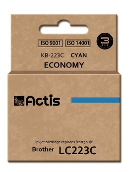 Actis KB-223C Tusz (zamiennik Brother LC223C; Standard; 10 ml; niebieski)