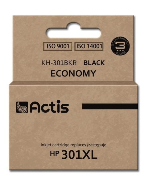 Actis KH-301BKR Tusz (zamiennik HP 301XL CH563EE; Standard; 20 ml; czarny)