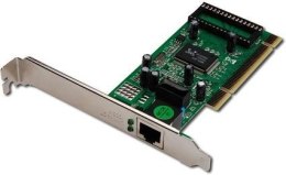 Digitus Karta sieciowa przewodowa PCI do Gigabit 10/100/1000Mbps, Low Profile