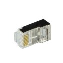 LogiLink Wtyki RJ45 CAT.6 z osłoną, 100szt. ekranowane, biały