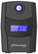 PowerWalker UPS Line-Interactive 600VA STL FR 2x PL 230V, USB, RJ11/45 In/Out