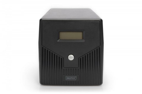 Digitus Zasilacz awaryjny UPS Line-Ineractive LCD, 1500VA/900W, 2x12V/9Ah, AVR, 4xSCHUKO, USB, RS232, RJ45