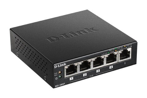 D-Link Switch DGS-1005P 5xGbE (4xPoE+ 60W)