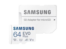 Samsung Karta pamięci microSD MB-MC64KA/EU 64GB EVO Plus + adapter