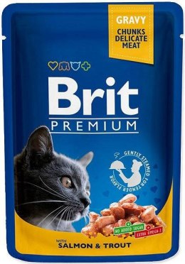 Brit Cat Pouches Salmon&TROUT 100g
