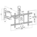 LogiLink Uchwyt ścienny, montaż narożny,37-70 cali, max.45kg