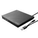 Savio Zewnętrzna nagrywarka typu Slim CD/DVD R/RW, USB-C/USB-A, AK-59