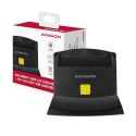 AXAGON CRE-SM2 Czytnik kart identyfikacyjnych & SD/microSD/SIM USB