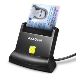 AXAGON CRE-SM4N Czytnik kart identyfikacyjnych USB, 1,3m kabel